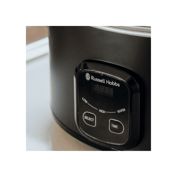 Russell Hobbs 6L  Slow Cooker RHSC650BLK 3 Heat Settings Matte Black