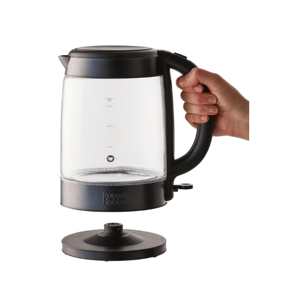 Russell Hobbs Brooklyn Glass Kettle RHK172BCH 1.7 L Capacity Matte Black