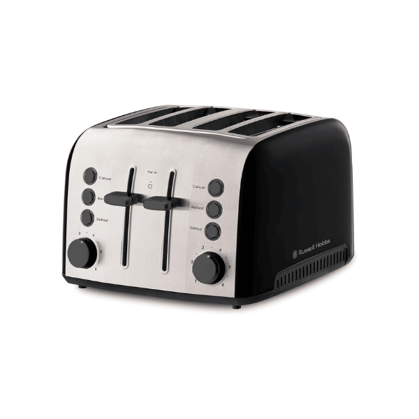 Russell Hobbs Brooklyn RHT94BLK Toaster 4 Slice Black