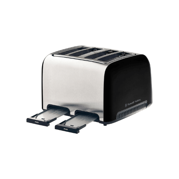 Russell Hobbs Brooklyn RHT94BLK Toaster 4 Slice Black