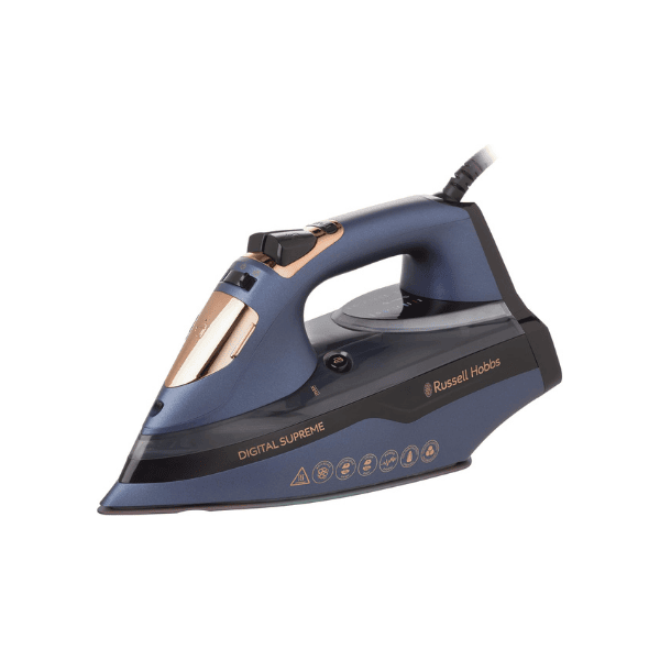 Russell Hobbs Digital Steam Iron RHC570 Navy with 350ml Water Tank