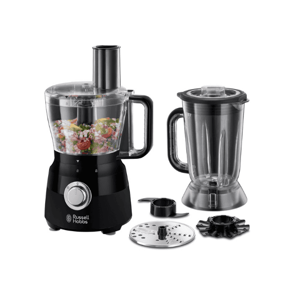 Russell Hobbs RHFP5BLK Food Processor 2 Speed Settings Matte Black