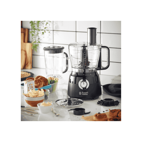 Russell Hobbs RHFP5BLK Food Processor 2 Speed Settings Matte Black