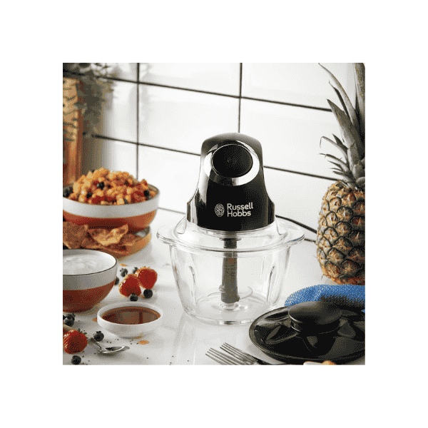 Russell Hobbs RHMFP5BLK Mini Chopper Stainless Steel 1L Matte Black