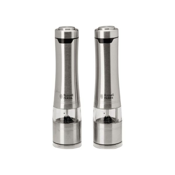 Russell Hobbs RHPK4000 Salt And Pepper Mills Electric Grinders Silver