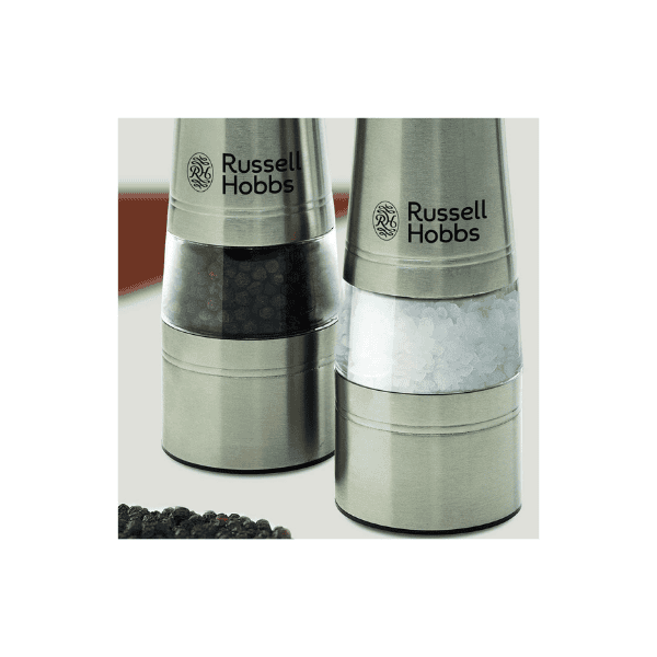 Russell Hobbs RHPK4000 Salt And Pepper Mills Electric Grinders Silver