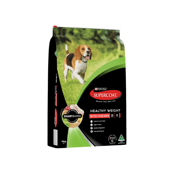 SUPERCOAT SMARTBLEND Chicken Flavour Dry Dog Food 18kg for Active Adults