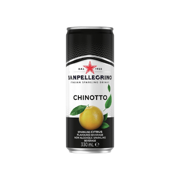 Sanpellegrino Chinotto 24 x 330ml (6 x 4-Packs) of Distinctive Italian Sparkling Soda