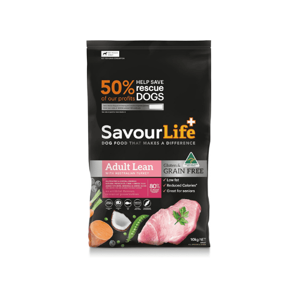 SavourLife Australian Grain-Free Turkey Lean for Adult Dogs 10kg Premium Nutrition