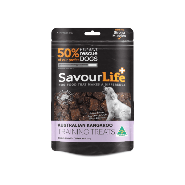 SavourLife Australian Kangaroo Training Treats for Dogs 165g All-Natural Snack