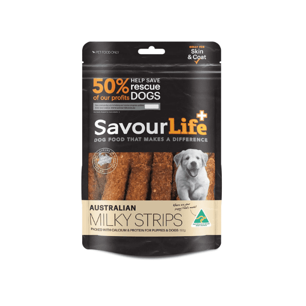 SavourLife Australian Milky Strips for Dogs 150g All-Natural Treats