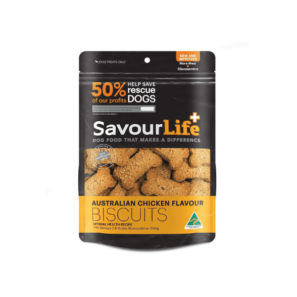 SavourLife 500g Chicken Flavored Biscuits for Dogs