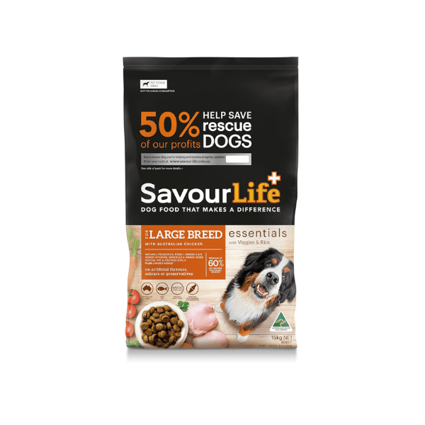 SavourLife Essentials Chicken Large Breed Adult Dog Food 15kg