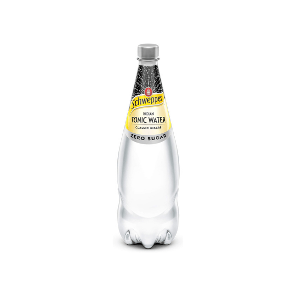 Schweppes Diet Tonic Water 12 x 1.1L Sugar Free Sparkling Mixer