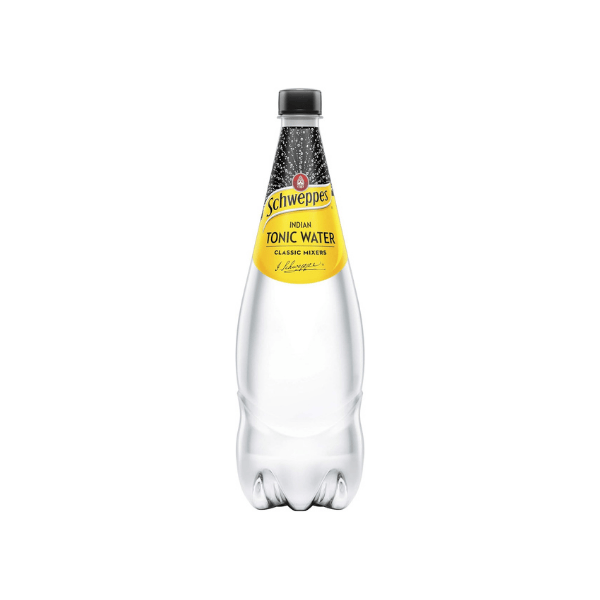 Schweppes Tonic Water 12 x 1.1L Premium Refreshment in Bulk