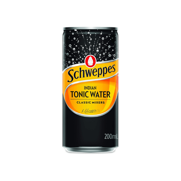 Schweppes Tonic Water 24-Pack 200ml Bottles Perfect for Cocktails & Refreshing Drinks