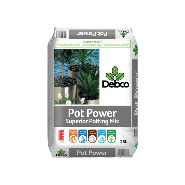 Debco Pot Power Potting Mix 25L Boost Plant Health with Nutrient-Packed Soil