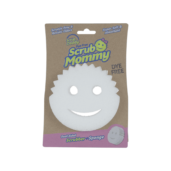 Scrub Mommy Dual-Sided Scrubber & Sponge by Scrub daddy Dye-Free