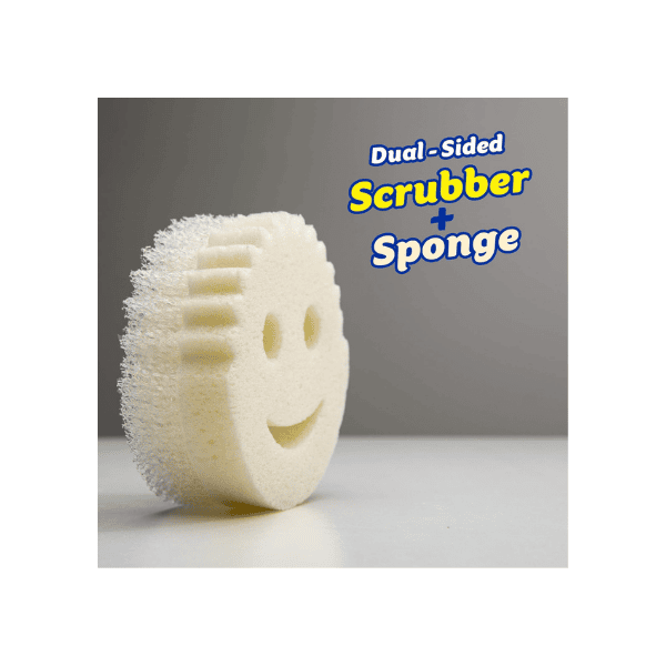 Scrub Mommy Dual-Sided Scrubber & Sponge by Scrub daddy Dye-Free