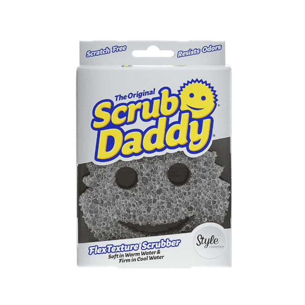 Scrub Daddy Grey Multipurpose Cleaning Sponge  Soft & Firm