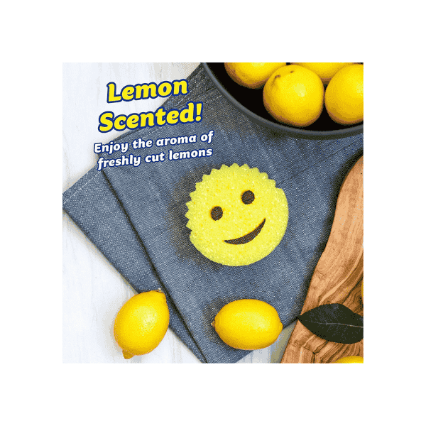 Scrub Daddy Odour Resistant and Lemon Scented