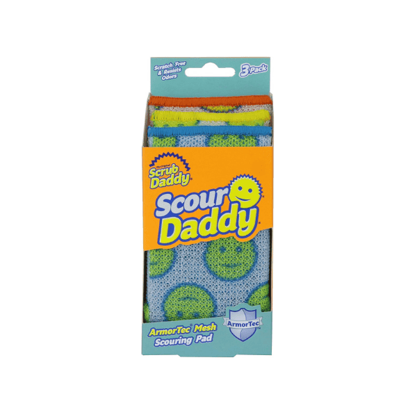 Scrub Daddy Scour Daddy Scouring Pads Pack of 3