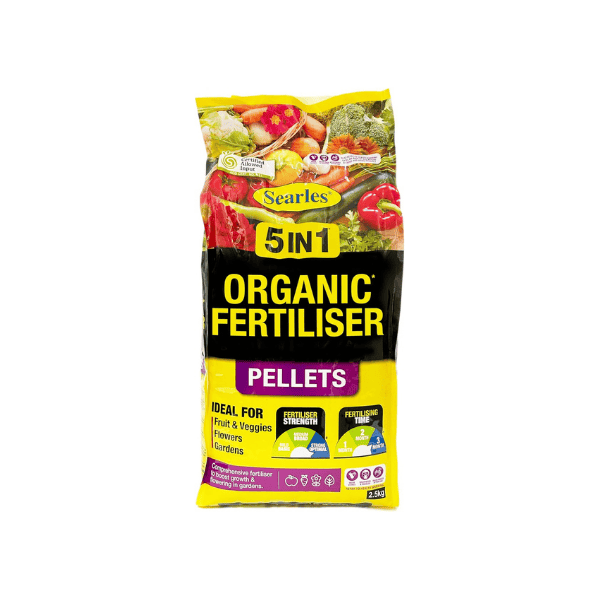 Searles 5 in 1 Organic Fertiliser Pellets 2.5kg Promote Strong Roots & Healthy Plant Growth