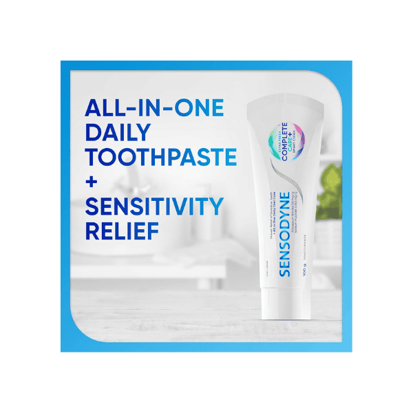 Sensodyne Complete Care + Smart Clean Toothpaste for Sensitive Teeth Extra Fresh 100g Tube