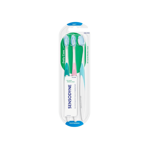 Sensodyne Soft Sensitive Toothbrushes for Daily Care 3Pack