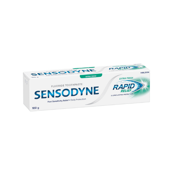 Sensodyne Extra Fresh Toothpaste for Rapid Relief of Sensitive Teeth 100g