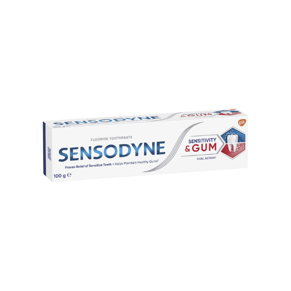 Sensodyne Sensitivity & Gum Toothpaste for Sensitive Teeth and Gum Health Original Flavor 100g