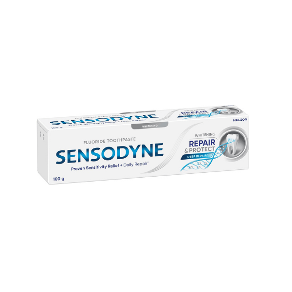 Sensodyne Repair and Protect Toothpaste for Sensitive Teeth Cavity Prevention and Whitening 100g