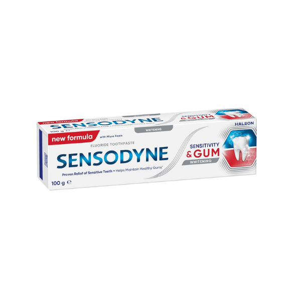 Sensodyne Toothpaste for Sensitivity & Gum Health with Whitening 100g