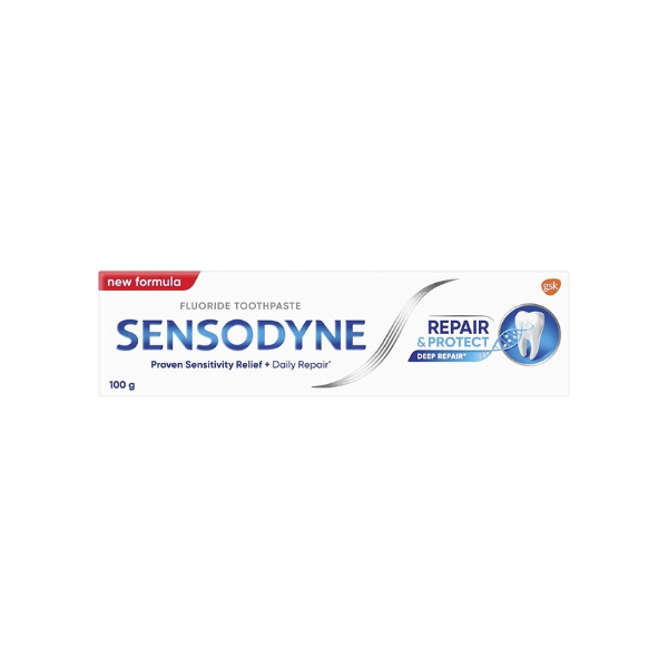 Sensodyne Whitening Repair & Protect Toothpaste with Fluoride 4Pack of 100g Tubes