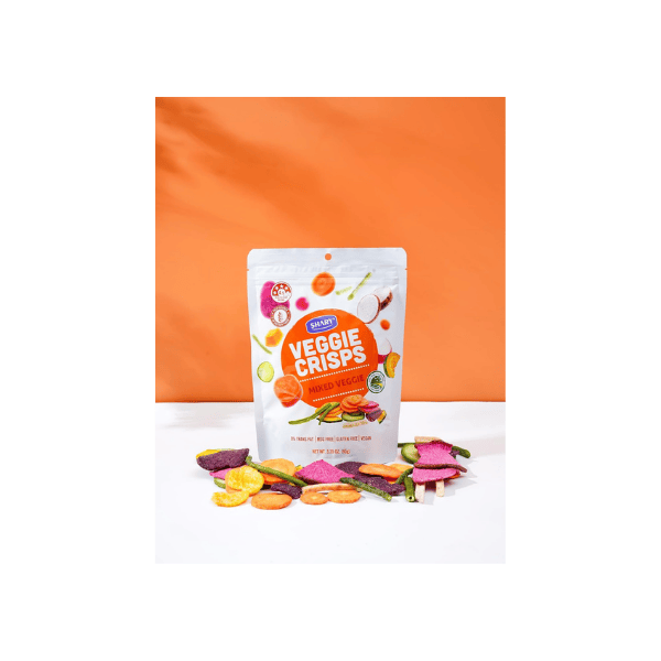 Shary Mixed Veggie Crisps 95g – Healthy Gluten-Free Vegan Snack with No Added Sugar