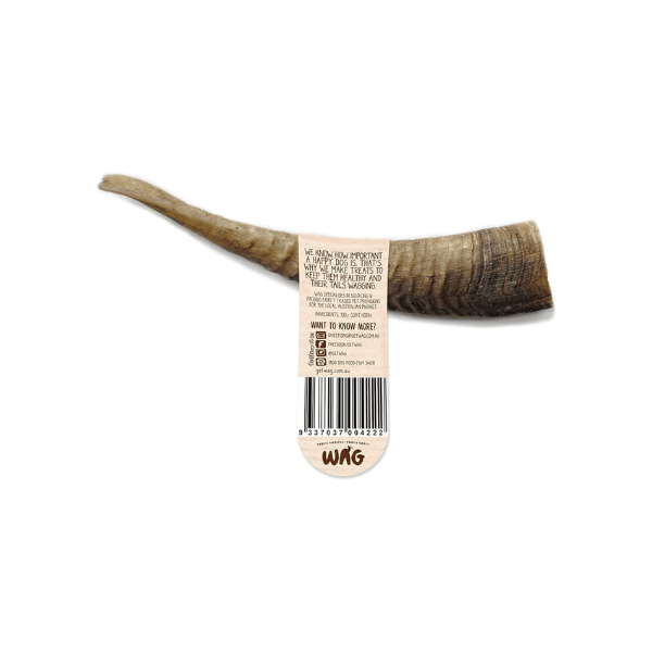 1-Pack Small Goat Horn Long Lasting Natural Dog Chew for Small Breeds