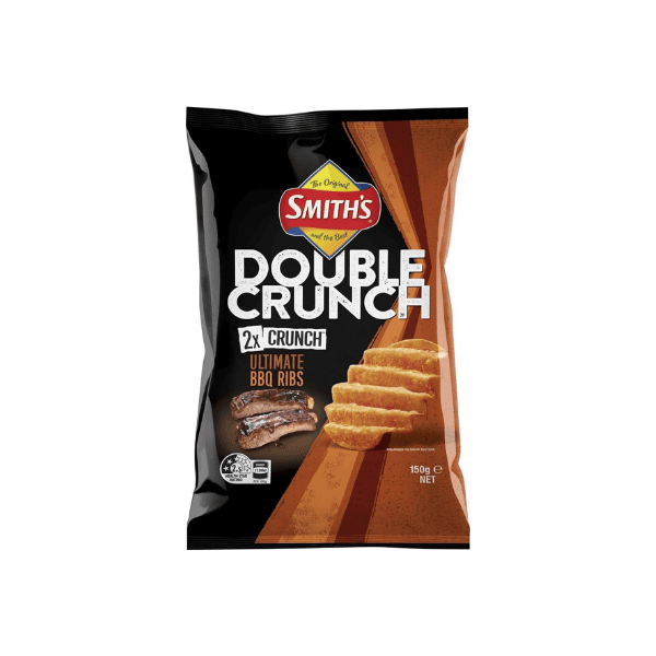 Smith's Double Crunch Ultimate BBQ Ribs Potato ChipsPerfect for Snacking