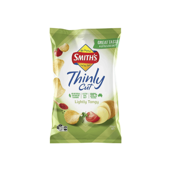 Smith's 175 g Lightly Tangy Potato Chips Enjoy 40% Less Sodium Flavor