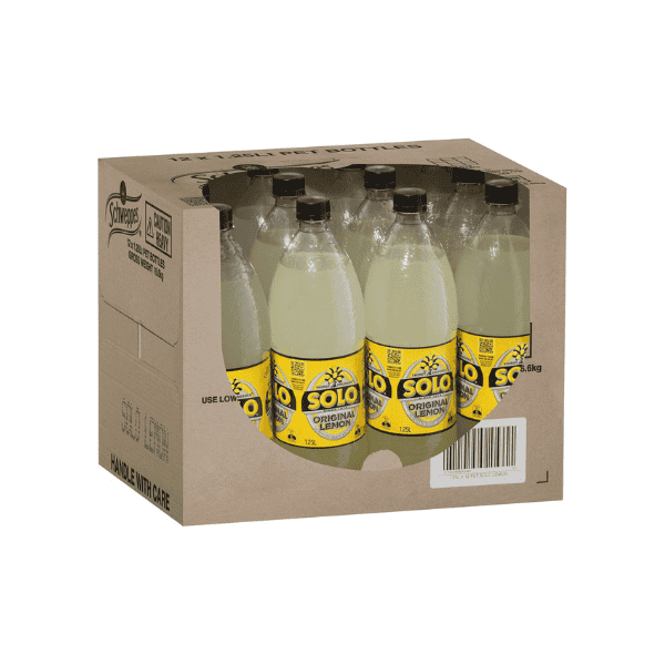 Solo Lemon Soft Drink 12 x 1.25L Bold & Refreshing Lemon Flavor