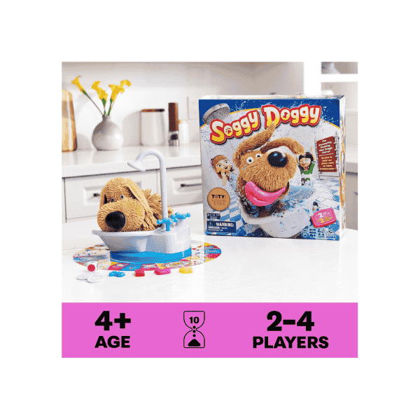 Spin Master Soggy Doggy Award Winning Board Game for Kids Ages 4+