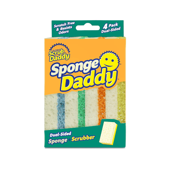 Sponge Daddy - Multipurpose Cleaning Scrubber and Spong pack of 4