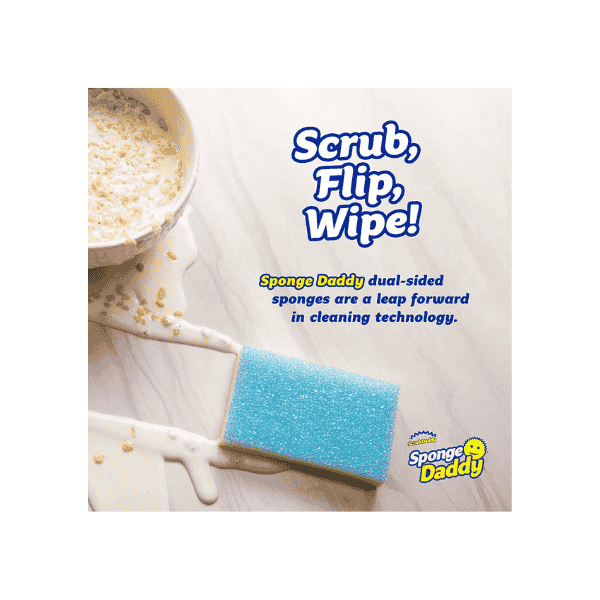 Sponge Daddy - Multipurpose Cleaning Scrubber and Spong pack of 4