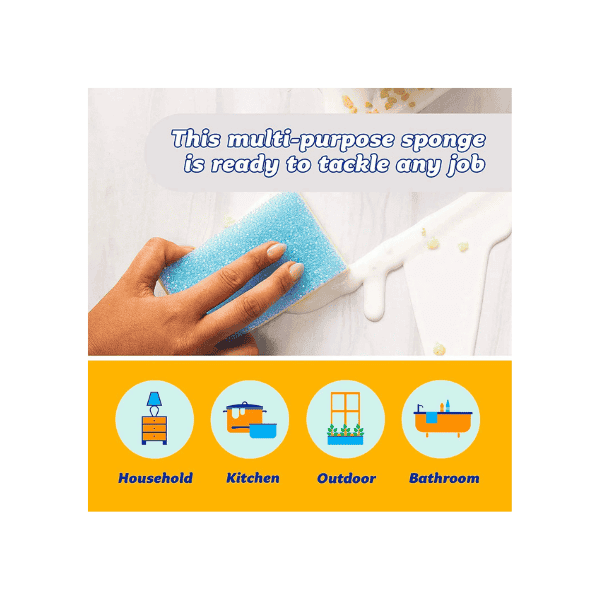 Sponge Daddy - Multipurpose Cleaning Scrubber and Spong pack of 4