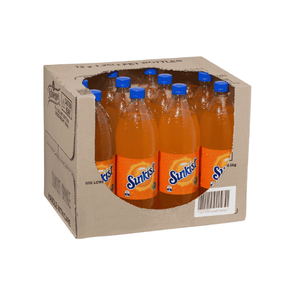 Sunkist Orange Soft Drink Multipack (12 x 1.25 L)