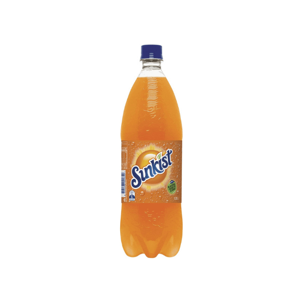 Sunkist Orange Soft Drink Multipack (12 x 1.25 L)