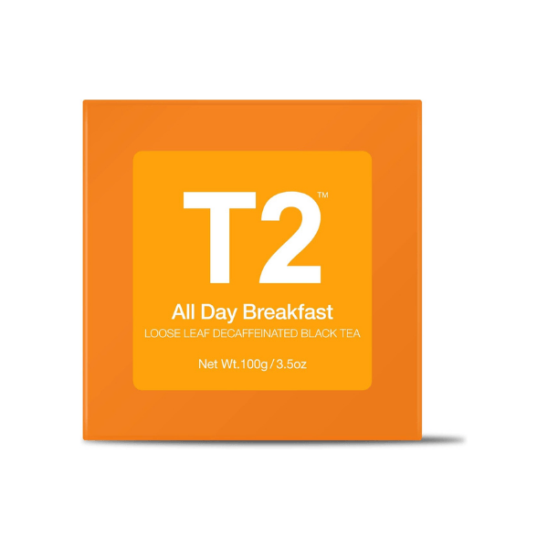 T2 All Day Breakfast Loose Leaf Tea 100g Box for a Robust and Flavorful Brew