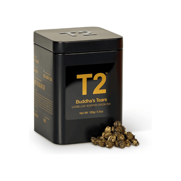 T2 Tea Buddha’s Tears 100g Loose Leaf Green Tea in Decorative Tea Caddy