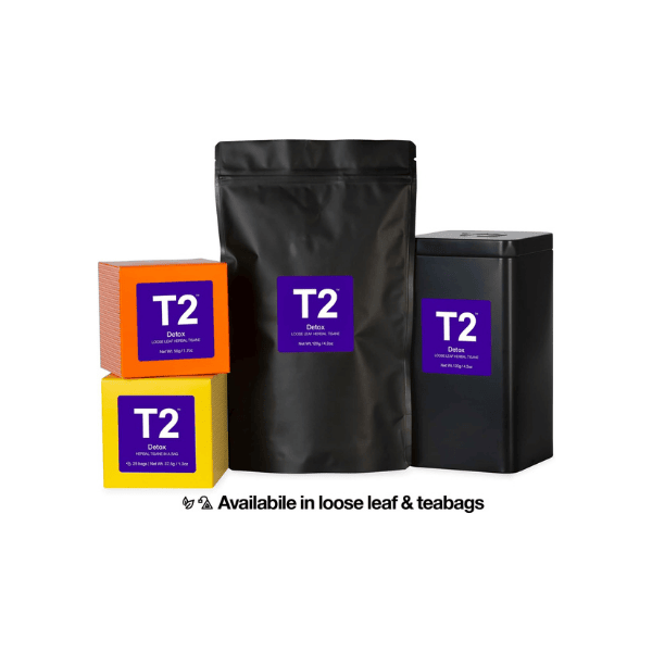 T2 Detox Tea 25 Tea Bags for Rebalancing and Cleansing Your System