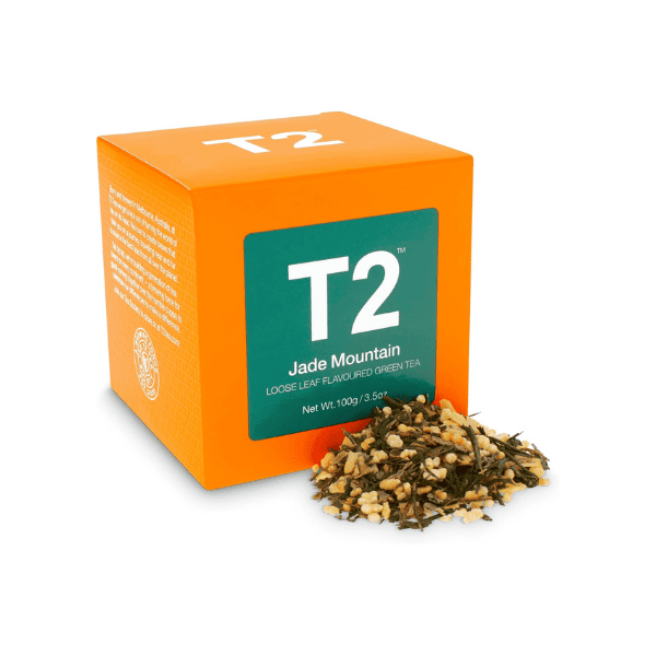 T2 Jade Mountain Green Tea 100g Loose Leaf in Box Perfectly Balanced Green Tea