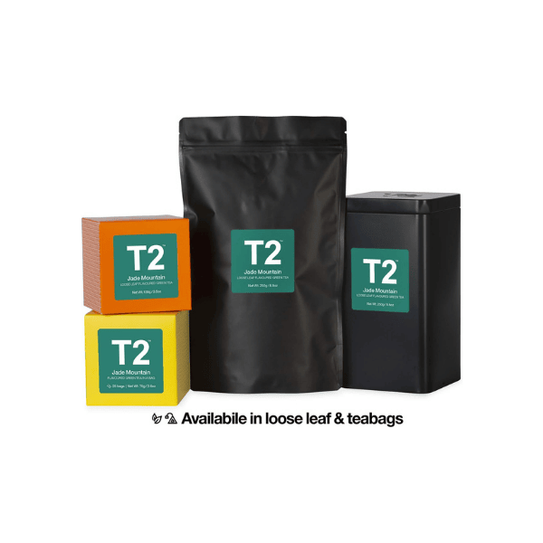 T2 Jade Mountain Green Tea 100g Loose Leaf in Box Perfectly Balanced Green Tea